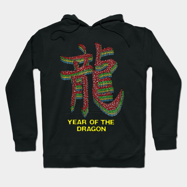 Year Of The Dragon Hoodie by NightserFineArts